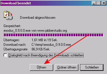 Bildschirmfoto: Datei-Öffnen-Dialog des MSIE